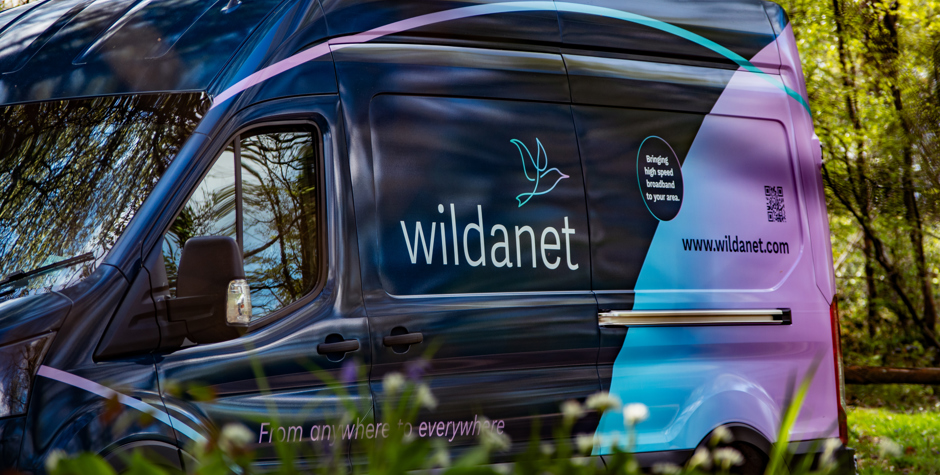 wildanet van in woodland
